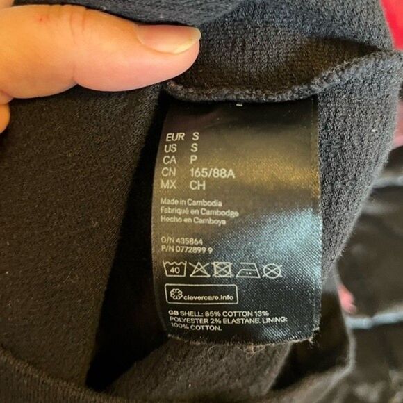 H&M Black Twist Knot Sleeveless Midi Dress Size Small - Picture 6 of 6